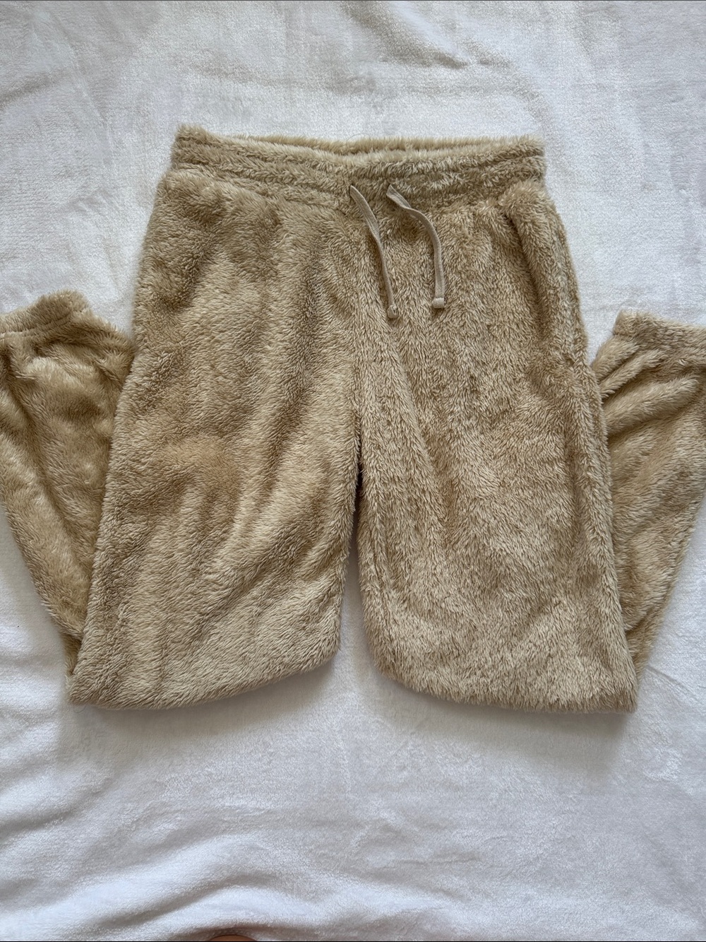 Tan Teddy Bear Joggers